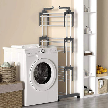 4-Tier Foldable Drying Laundry Rack