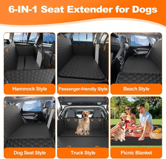 Waterproof Pet Travel Accessories Foldable Dog Car Seat  Car Pet Seat Safety Hammock Trunk Mat Car Rear Back Seat Protector
Pet Back Seat Travel Protector
