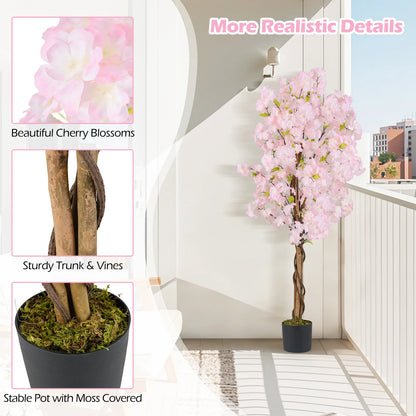 Faux Cherry Blossom Tree