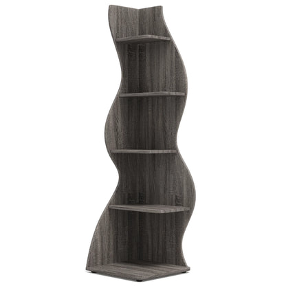 Modern 5 Tier Corner Shelf