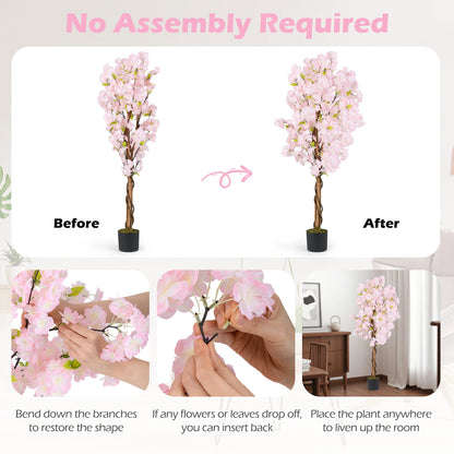 Faux Cherry Blossom Tree
