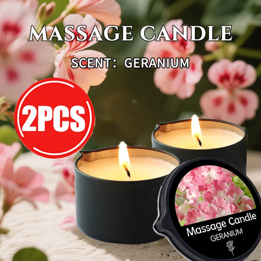2 Piece Aesthetic Massage Candle Decor