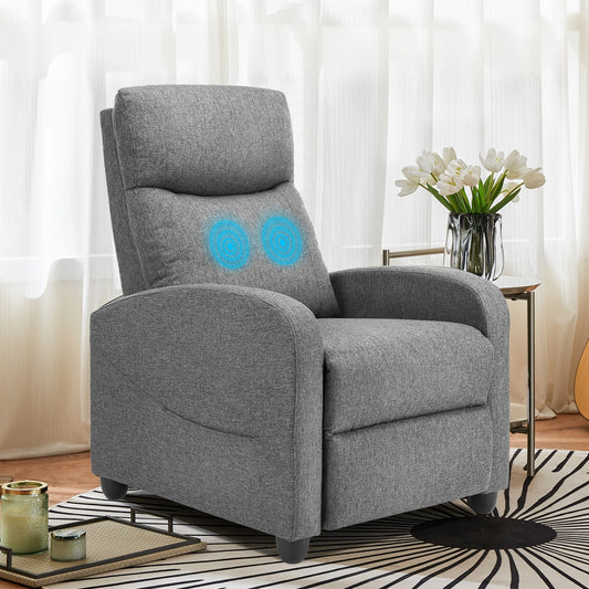 Fabric Massage Support Recliner Chair