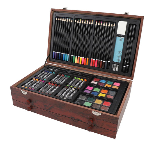 142 PCS Set Wooden Art Set