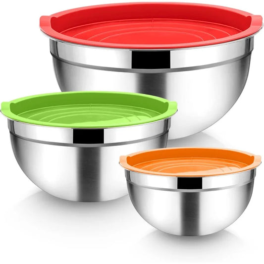 Stainless Steel Nesting Mixing Bowls Set