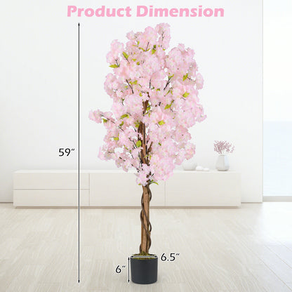 Faux Cherry Blossom Tree