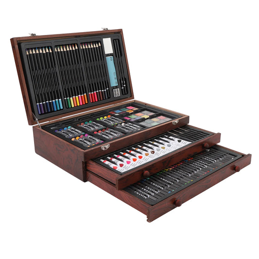 142 PCS Set Wooden Art Set