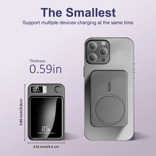 Power Bank Magnetic Wireless Charger
