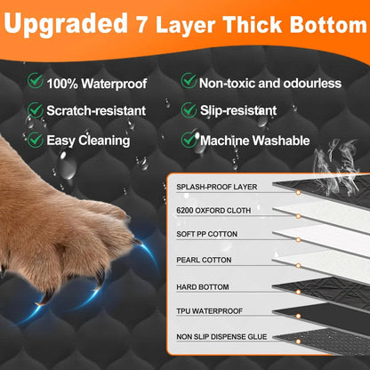Waterproof Pet Travel Accessories Foldable Dog Car Seat  Car Pet Seat Safety Hammock Trunk Mat Car Rear Back Seat Protector
Pet Back Seat Travel Protector