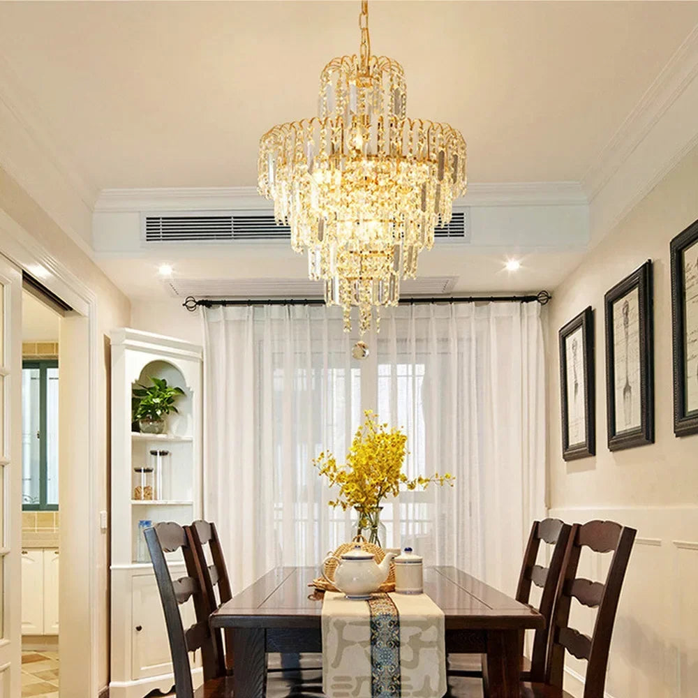 Modern Crystal Chandelier Ceiling Decor