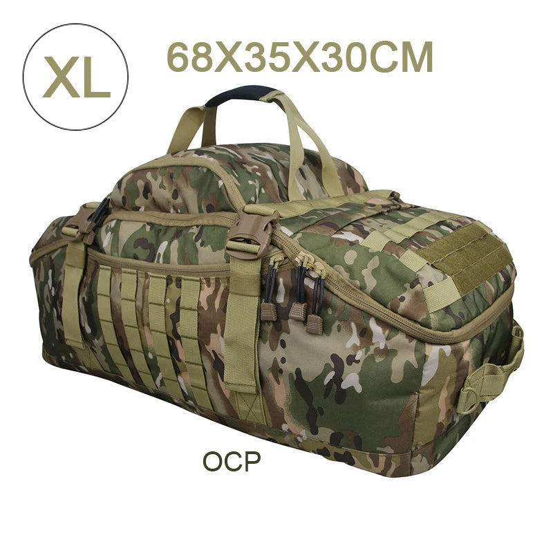 Outdoor Tactical Duffel Backpack Bag